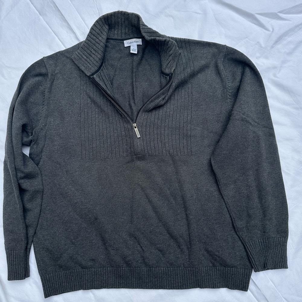 Calvin Klein Men's Black Sweater Xl